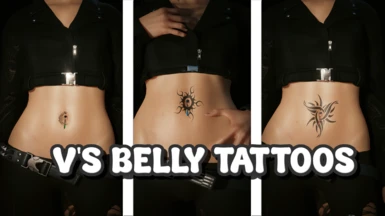 V's Belly Tattoo Collection